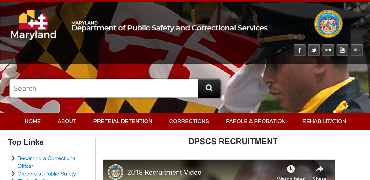 Maryland Department Of Public Safety And Correctional Services To Spend ...